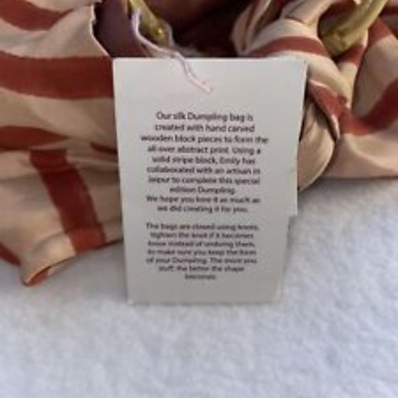 Emily Levine Silk Dumpling Bag, NWT - Picture 5 of 6